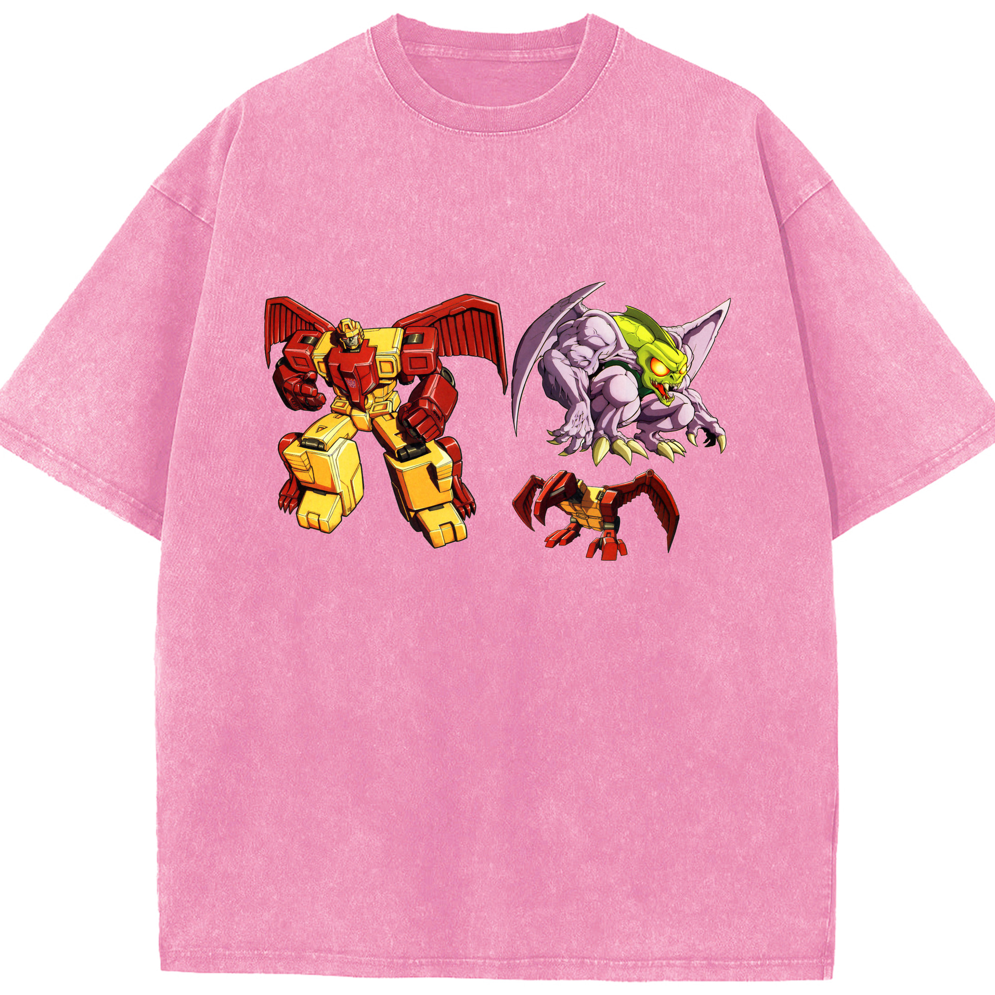 （画像用）  綿100% ヴィンテージ風 半袖Tシャツ（フロントプリント）